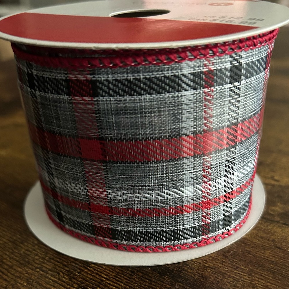 Celebrate it Plaid Wired Ribbon